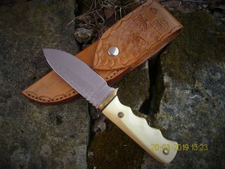 Vintage Custom Loveless Style Drop Point Hunting Bushcraft Bowie Knife 7