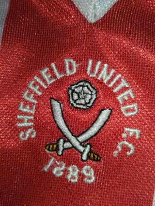 Rare Vintage Sheffield United Home Football Shirt Jersey Hobott 1981 - 1983 4