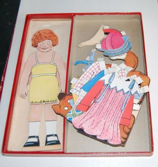 Vintage 1930s - 40s Little Orphan Annie Paper Dolls Box 2