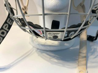 Vintage SK2000M Cooper Hockey Helmet & FM300l Cage Black Adult Goalie Mask 4