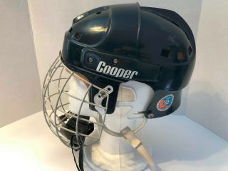Vintage SK2000M Cooper Hockey Helmet & FM300l Cage Black Adult Goalie Mask 5