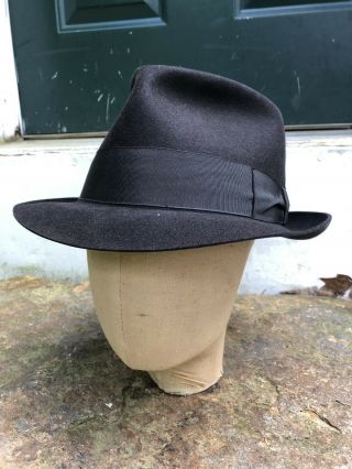 Vintage Borsalino G.  Bossi Fedora Hat 7 5/8 Xl
