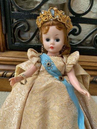 RARE Vintage Madame Alexander Englands Queen Elizabeth Cissette Doll Coronation 3