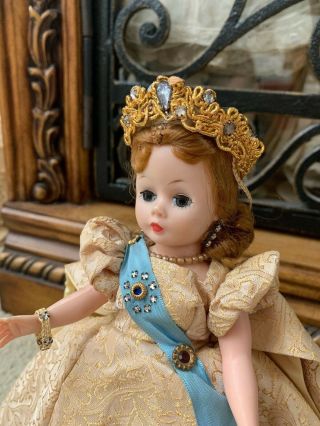 RARE Vintage Madame Alexander Englands Queen Elizabeth Cissette Doll Coronation 5