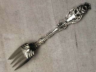 Lily by Whiting div.  Gorham antique Salad Fork 6.  25 