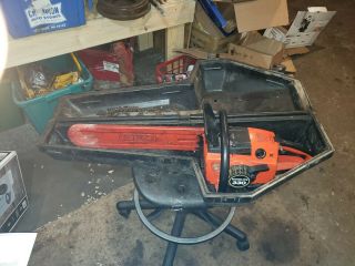 Homelite 330 Chainsaw Vintage An Case Extra Bar & Chain 20 "