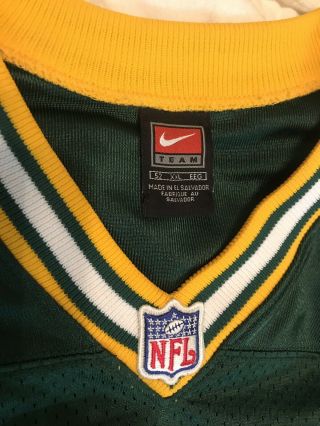 Vintage 90’s Authentic Nike Pro - Cut Brett Favre Jersey Size 52 XXL Packers 3