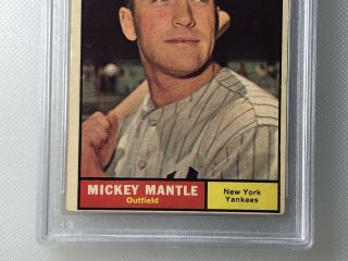1961 Topps Mickey Mantle 300 PSA 3 VG Vintage Baseball Cards HOF 2