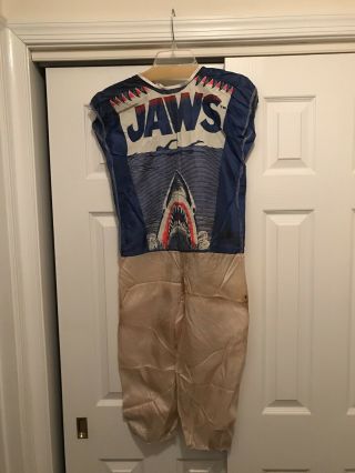 Vintage Jaws Collegeville Halloween Costume Mask And Outfit