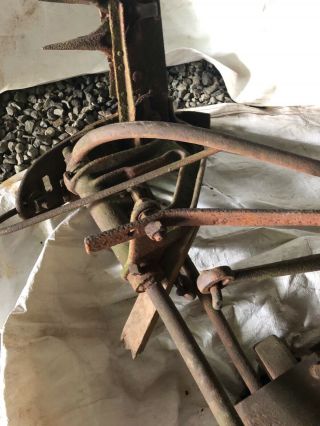 Rare early Fordson tractor side mount sickle bar mower 6