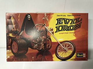 Vintage Revell Evil Iron Chopper 1/12 Scale Old Stock Rare