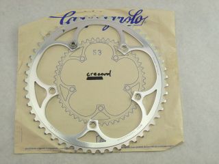 Campagnolo C Record Chainring 53 As 6 7 8 9 Speed Vintage Bike Nos