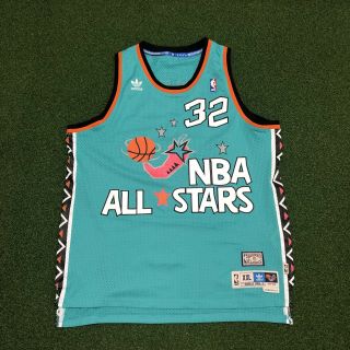 Vtg Adidas Hardwood Classic Shaquille O’neal All Star Jersey 1995 - 1996 Size Xxl