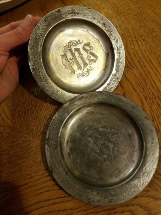 Antique Homan Silver Plate Sick Call Last Rites Communion Alter Box 7