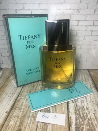 Tiffany For Men By Tiffany And Co.  Cologne 1.  7oz Hard To Find Vintage