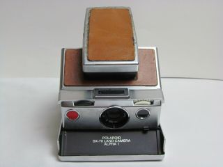 Vintage Leather 1978 Polaroid Sx - 70 Land Camera Model Alpha 1
