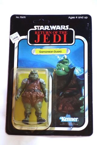 Vintage Star Wars 1983 Return Of The Jedi Gamorrean Guard Rotj 77 Back