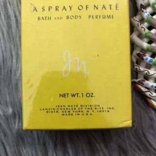 JEAN NATE A Spray Of Nate BATH and BODY PERFUME 1 OZ VTG 70s 4