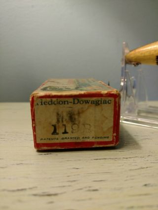 Vintage Heddon River Runt Lure In Red Head Shiner w/t Box. 6