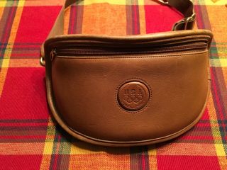 Coach Vintage Chestnut Leather Fanny Belt Waist Pack Bag Olympic 1996.