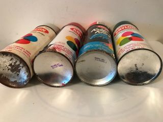Vintage Krylon Spray Paint Cans Pearl Gray Scarlet Ramona Red And Hunter Green 6