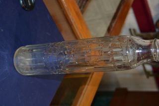 Vintage Shell Penn Motor Oil Gas Service Station Quart Glass Bottle