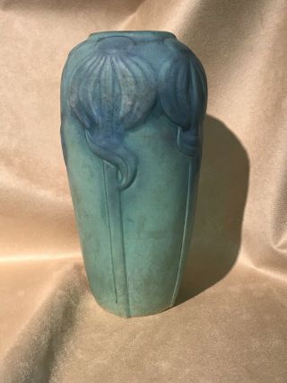 Vintage Van Briggle Blue Flower Art Pottery Vase