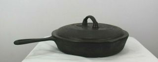 Vintage Martin Stove & Range No 8 Cast Iron Skillet & Lid