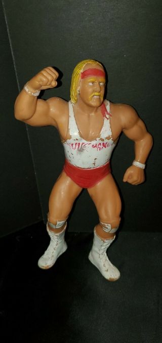 Vintage Wwf Hulk Hogan Ljn Figure White Shirt 1988 Wwe Wrestling Hulkamania Rare