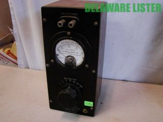Vintage Gr General Radio Co.  Output Meter Multiplier Usn Type 483 - F Ac Volts