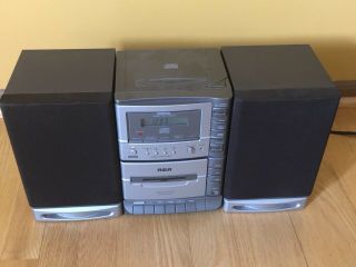 Vintage RCA RS1239B Component Sound System With Cassette,  CD Player AM/FM Radio 2