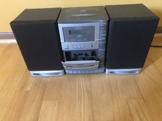 Vintage RCA RS1239B Component Sound System With Cassette,  CD Player AM/FM Radio 5