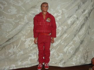 Vintage The Six Million Dollar Man Action Figure w/Clothes/Patch 1970s 2