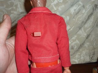 Vintage The Six Million Dollar Man Action Figure w/Clothes/Patch 1970s 6