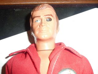 Vintage The Six Million Dollar Man Action Figure w/Clothes/Patch 1970s 7