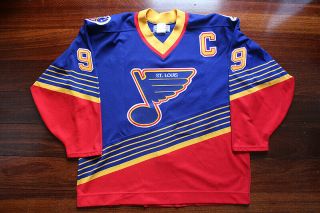 1995 - 96 St.  Louis Blues Wayne Gretzky Authentic CCM Jersey Size 52 Rare 2