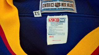 1995 - 96 St.  Louis Blues Wayne Gretzky Authentic CCM Jersey Size 52 Rare 4