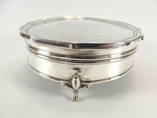 ANTIQUE SILVER JEWELLERY BOX HALLMARKED BIRMINGHAM 1923 REF 1004/2 4