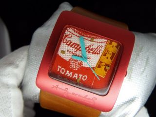 Vintage Seiko Non Digital Watch Andy Warhol Art Picture 50s Keyring Box Tomato