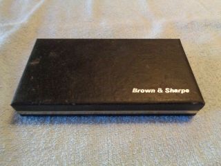 Vintage Brown,  Sharpe 22 piece Contact Point Set Machinist Case 2