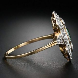 2.  10ct Emerald Cut Art Deco Vintage Engagement Wedding Ring 925 Silver 3