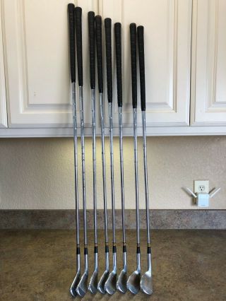 Vintage Macgregor Tourney M75 Irons 2 - 9 All Matching Serial Numbers