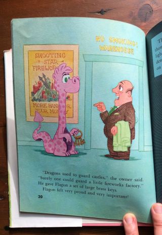 FLAGON THE DRAGON by Garry and Vesta Smith HB/Dj Vintage Kids book 3