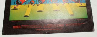 Vtg Winterland Bill Graham Concert Poster 1st 1968 Jimi Hendrix / Rick Griffin 4