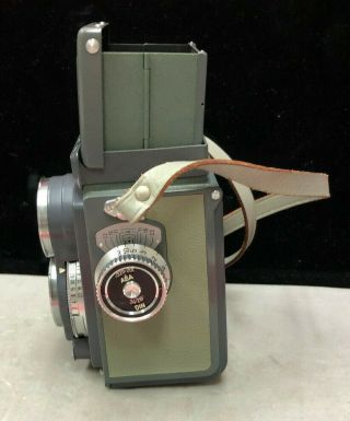 Rolleiflex Grey Baby TLR Vintage 4X4 Box Camera Schneider - Kreuznach Xenar w/case 2