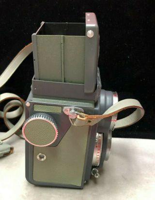 Rolleiflex Grey Baby TLR Vintage 4X4 Box Camera Schneider - Kreuznach Xenar w/case 4