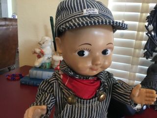 Vintage Buddy Lee Doll Striped Rare Find