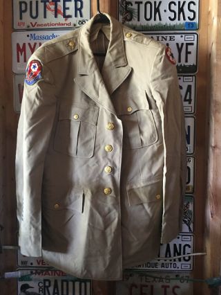 Ww2 Regulation Army Officer’s Uniform Jacket U.  S.  Military