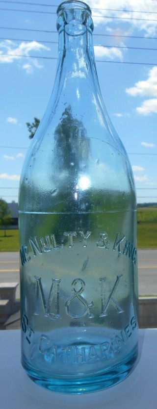Rare,  Mcnulty & King,  St.  Catharines,  Ontario Canada - Quart Soda