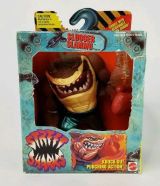 1995 Mattel Street Sharks Slugger Slammu Mib Vintage